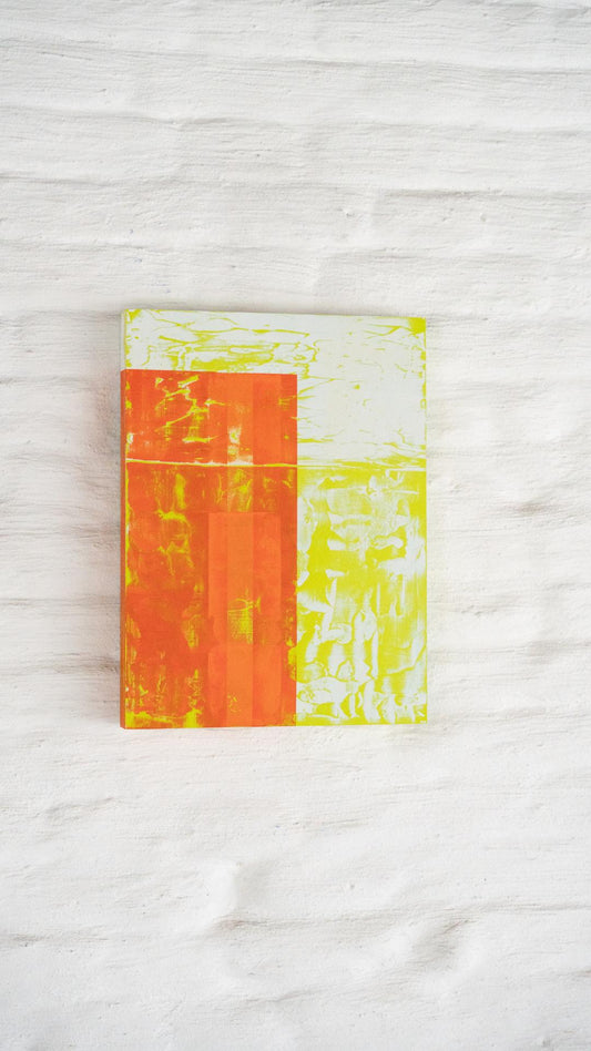 Orange Monday I: a little abstract painting